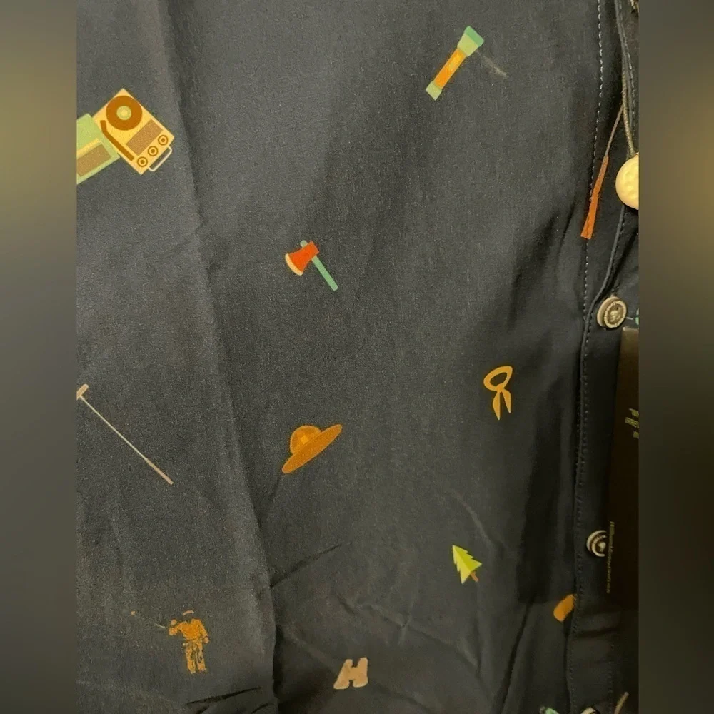 New William Murray Golf Caddy Shack Shirt Large - Picture 5 of 10